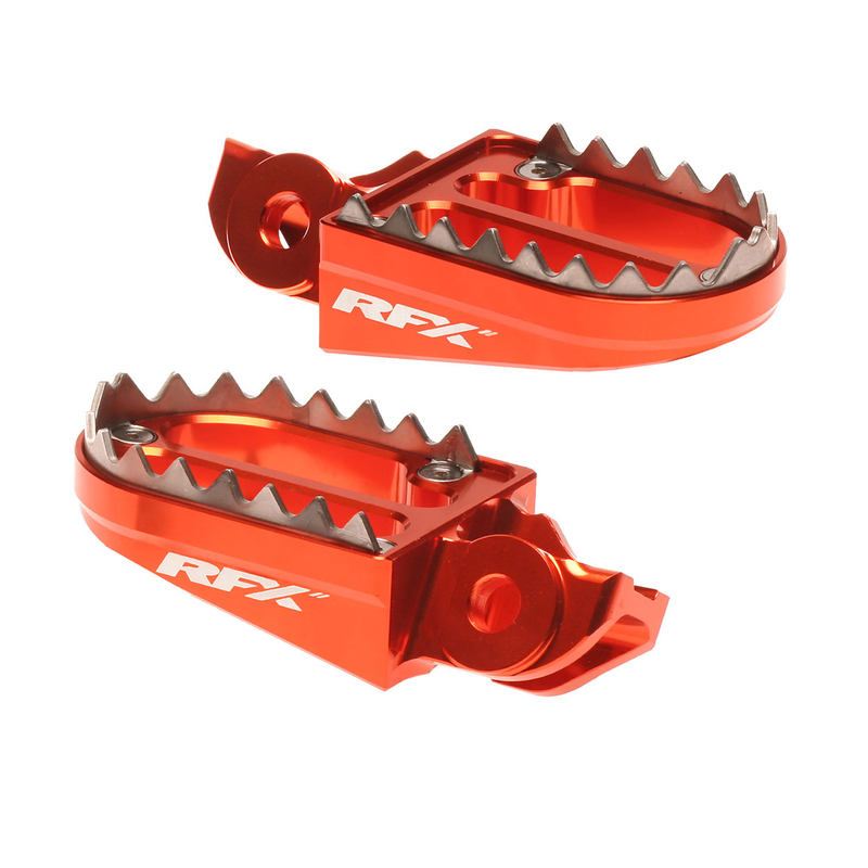 Repose-pieds RFX Pro Series Shark Teeth – orange