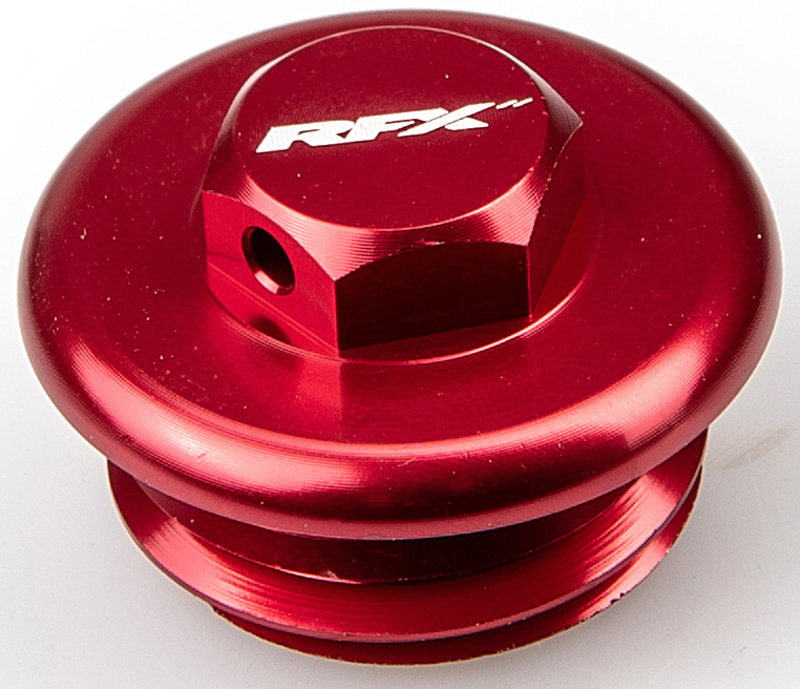 Bouchon de remplissage d&rsquo;huile RFX Pro Series – rouge