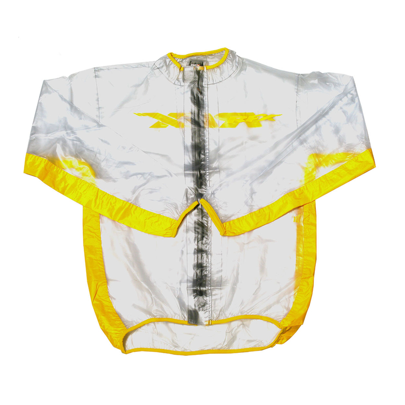 Veste de pluie RFX Sport Series – taille L – transparent/jaune