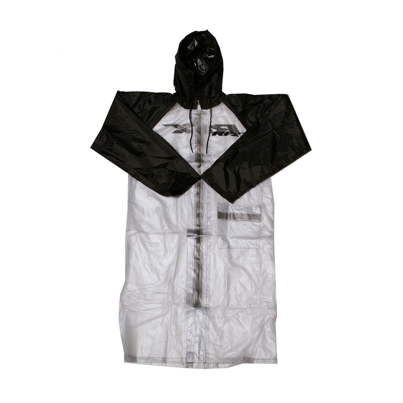Imperméable long RFX Race Series – taille XL – transparent/noir