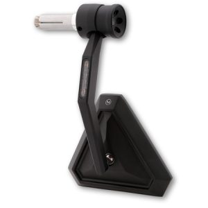 Rétroviseur d’embout de guidon HIGHSIDER pro Tetra avec clignotant LED – noir – l&rsquo;unité
