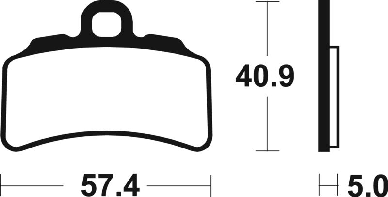 Plaquettes de frein TECNIUM métal fritté – MOR463