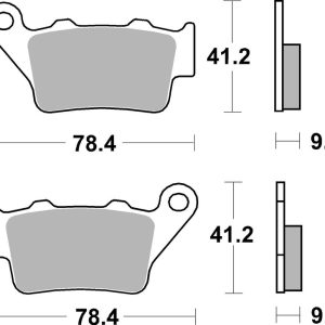 Plaquettes de frein BREMBO Road Carbon Ceramic – 07BB02CC