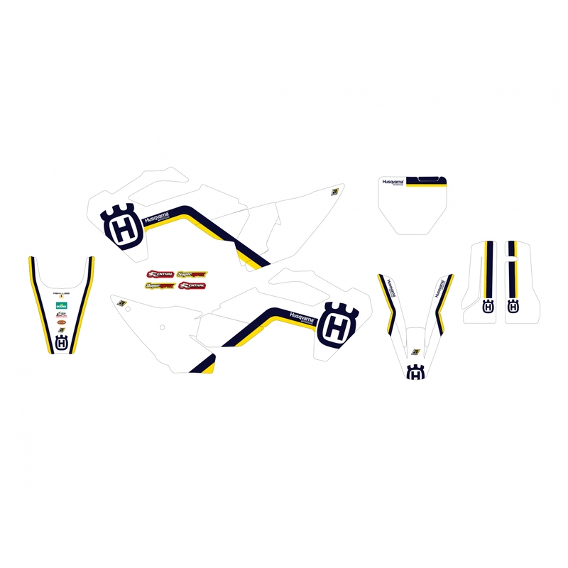 Kit déco BLACKBIRD Retro – Husqvarna FC/TC