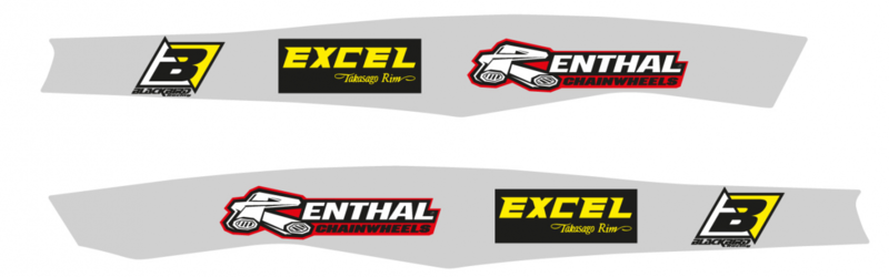 Stickers de bras oscillant BLACKBIRD – KTM SX/SX-F