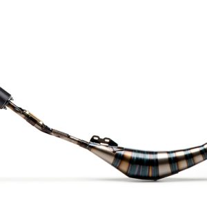 Pot d&rsquo;échappement YASUNI Carrera 16/07 noir brillant Minarelli 70cc Homologué