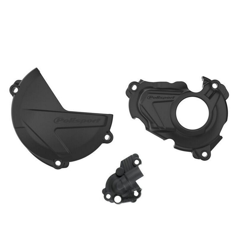 kit protection de carter d’embrayage, d&rsquo;allumage et de pompe à eau POLISPORT – Yamaha YZ 250 FX (20-23)