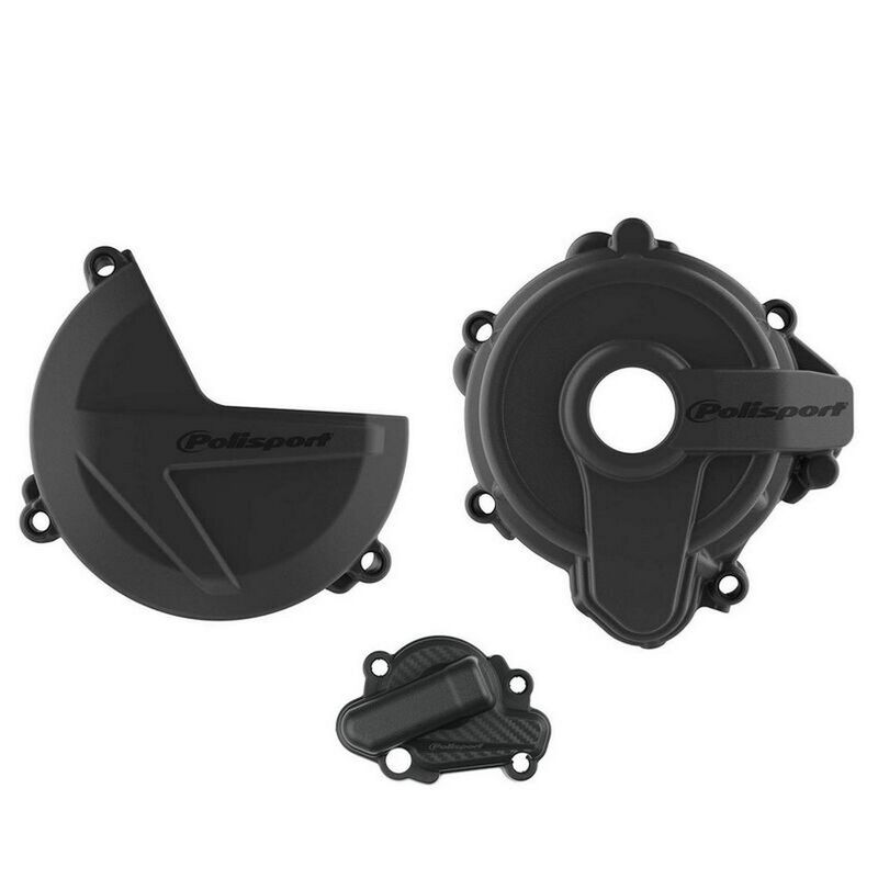 kit protection de carter d’embrayage, d&rsquo;allumage et de pompe à eau POLISPORT – Sherco SE 250 / 300 (14-22)