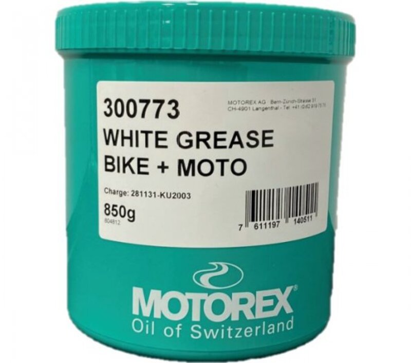 Graisse blanche au lithium MOTOREX White Grease 628 – 850g