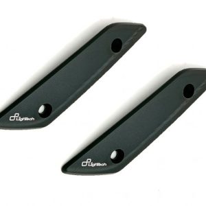 Cache-orifices rétroviseur LIGHTECH – Paire – Noir