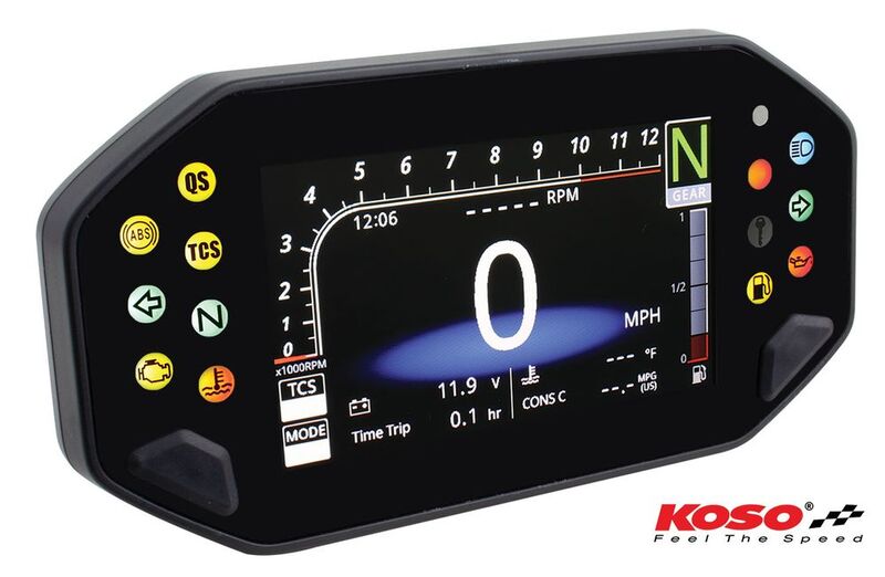 Compteur universel multifonction KOSO RX-4 Unlimited