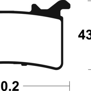 Plaquettes de frein TECNIUM Trail Performance métal fritté – MFP485