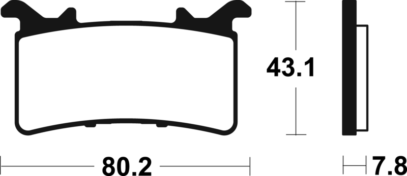 Plaquettes de frein TECNIUM Trail Performance métal fritté – MFP485