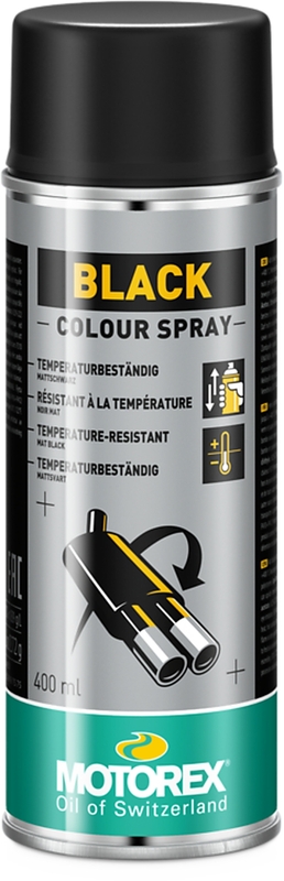Vernis noir MOTOREX Colour Spray Black – 400ml