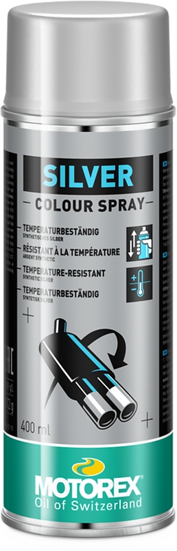 Vernis argent MOTOREX Colour Spray Silver – 400ml