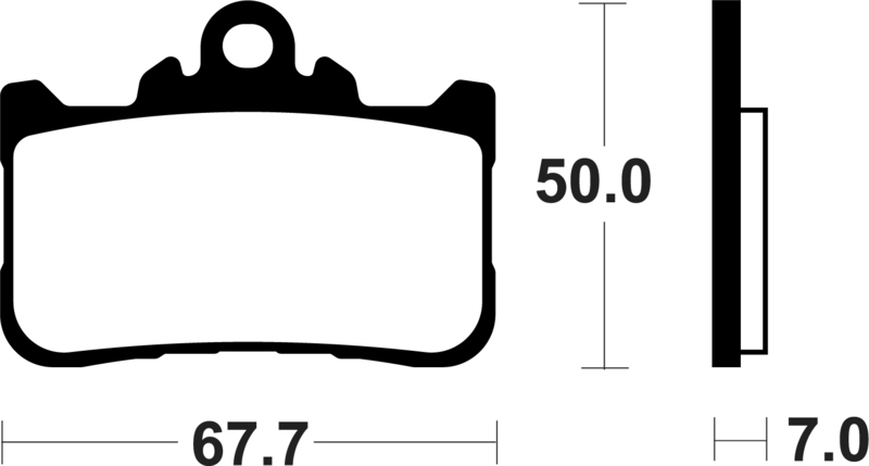Plaquettes de frein TECNIUM métal fritté –  MF494