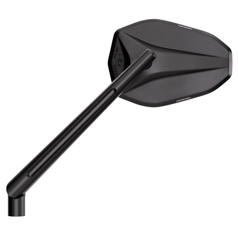 Rétroviseur de guidon HIGHSIDER pro Victory-Blast XL – noir – l&rsquo;unité