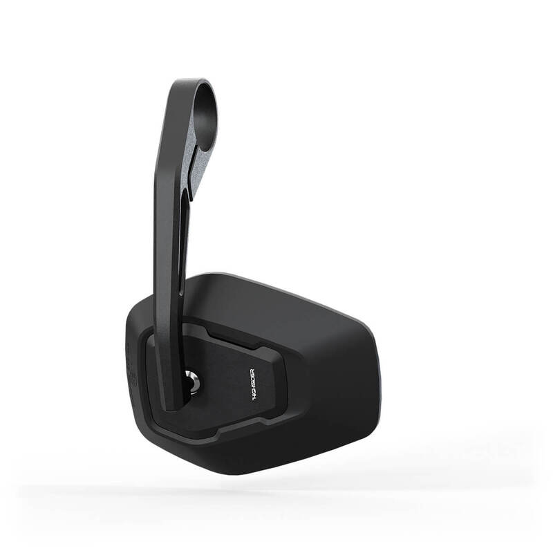 Rétroviseur embout de guidon HIGHSIDER pro Esagano-RS long – noir/noir