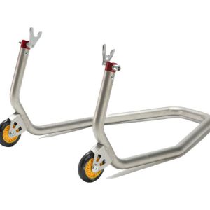 Béquille de stand LIGHTECH – Arrière – supports « V » – Inox