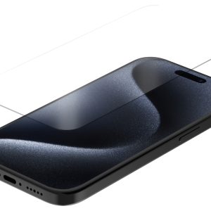 Protection d&rsquo;écran QUAD LOCK verre trempé – iPhone 15/15 Pro