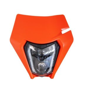 Plaque phare + phare LED RACETECH