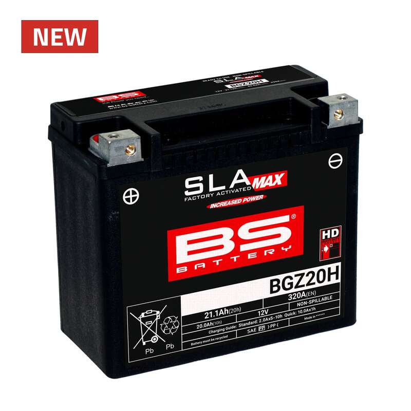 Batterie BS BATTERY SLA Max sans entretien activée usine – BGZ20H