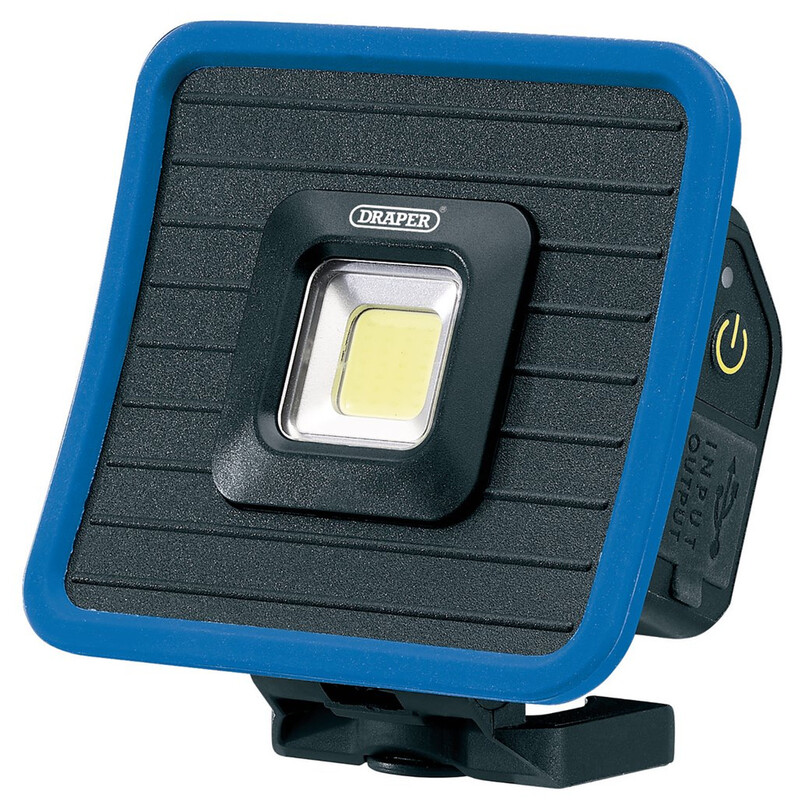 Mini projecteur LED COB rechargeable et banque d&rsquo;alimentation DRAPER