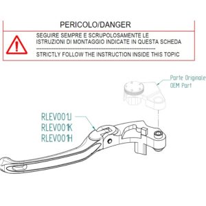 Kit de leviers repliables et réglables LIGHTECH – Type H