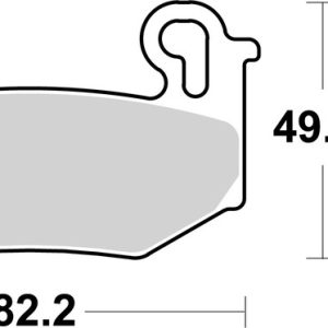 Plaquettes de frein BREMBO Off-Road métal fritté – 07BB42SA