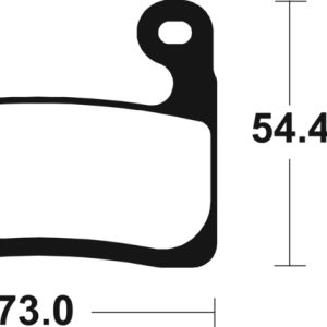 Plaquettes de frein TECNIUM Performance métal fritté – MF460