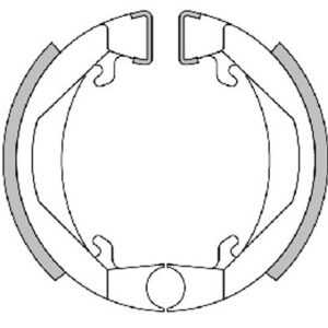 Mâchoires de frein POLINI For Race 80×18 avec ressorts