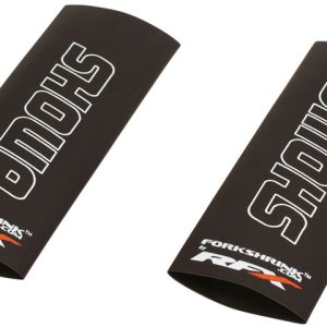 Protection de fourche supérieure RFX Race Series Forkshrink logo Showa – blanc