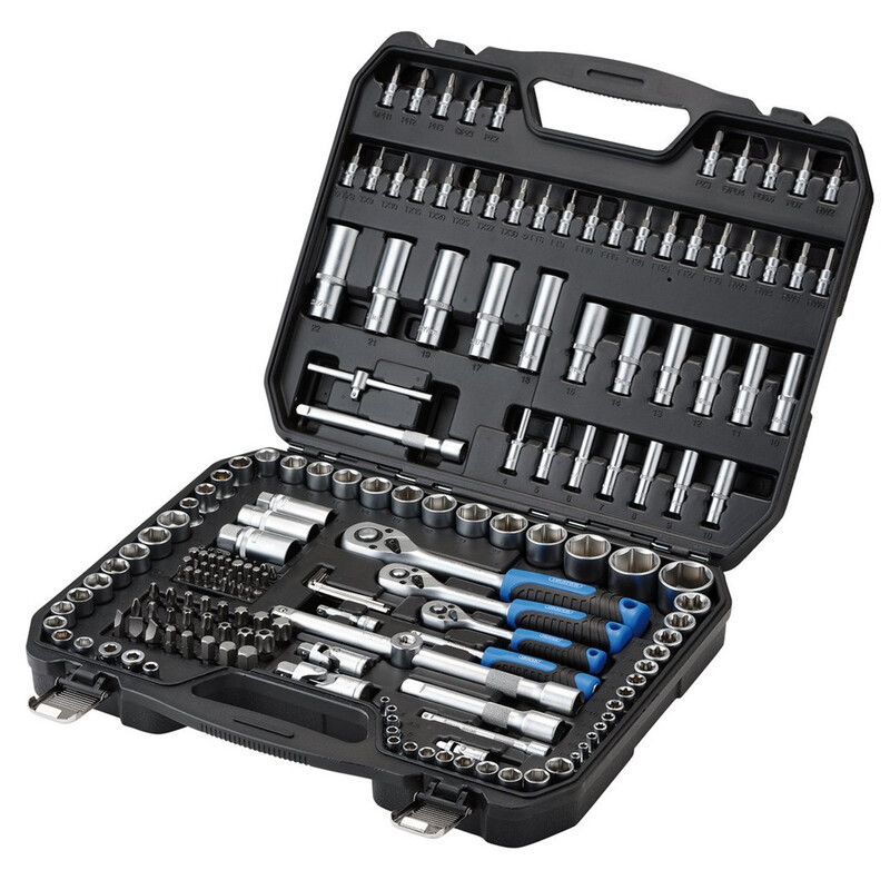 Coffret de douilles et d’embouts métriques DRAPER HI-TORQ® 1/4&Prime; 3/8&Prime; et 1/2&Prime; (188 pièces)