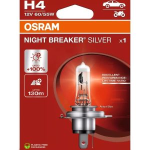 Ampoule OSRAM Night Breaker Silver H4 12V/60/55 – X1