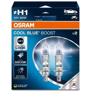 Ampoule OSRAM Cool Blue Boost H1 12V/80W – X2