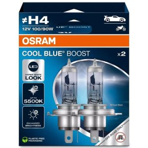 Ampoule OSRAM Cool Blue Boost H4 12V/100/90W – X2