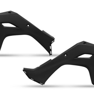 Ouïes de radiateur UFO – noir