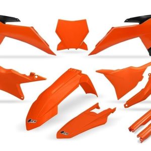 Kit plastiques complet avec protections de fourche UFO – couleur OEM