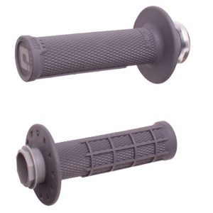Revêtements ODI Micro-X Lock-On semi-gaufré – graphite/argent