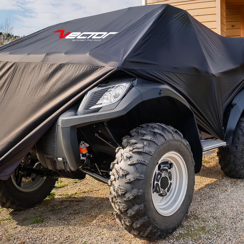 Housse de protection extérieure VECTOR pour quad – noir – XL