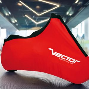 Housse de protection intérieure VECTOR Stretch pour moto/scooter – rouge – M