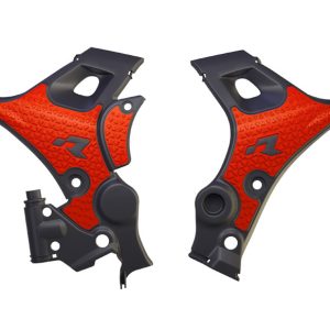 Protections de cadre RACETECH – noir/rouge