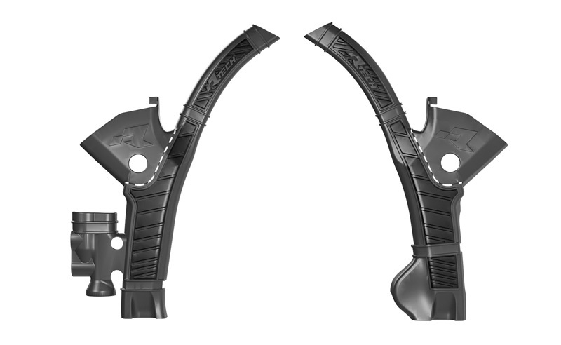 Protections de cadre RACETECH – noir