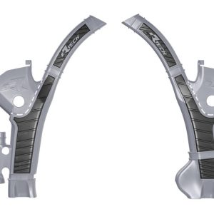 Protections de cadre RACETECH – gris/noir