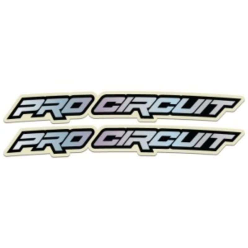 Autocollants de garde-boue avant PRO CIRCUIT Hologram