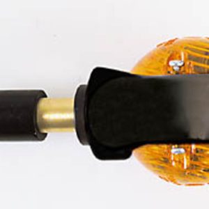 Clignotant de guidon HIGHSIDER smart Ochsenauge homologué – verre orange – la paire