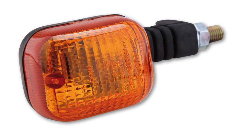 Clignotant HIGHSIDER smart Duc Style homologué – verre orange – l&rsquo;unité