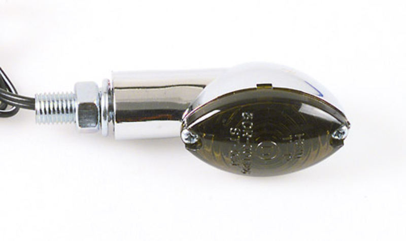 Clignotant HIGHSIDER smart Cateye Mini homologué – verre fumé – la paire