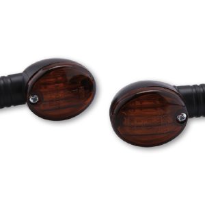 Clignotant HIGHSIDER smart Micro-Flash Mini homologué – verre fumé – la paire