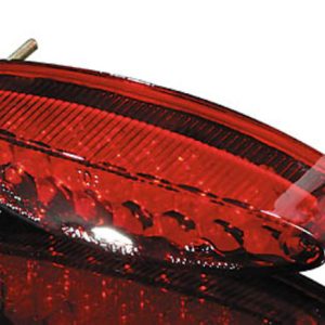 Feu arrière LED HIGHSIDER smart Number1 avec éclairage de plaque – rouge – à l&rsquo;unité